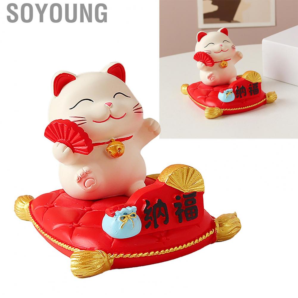 Soyoung Car Interior Lucky  Ornament Smartphone Stand Cute Handsfree Functional Decorative for Dashboard