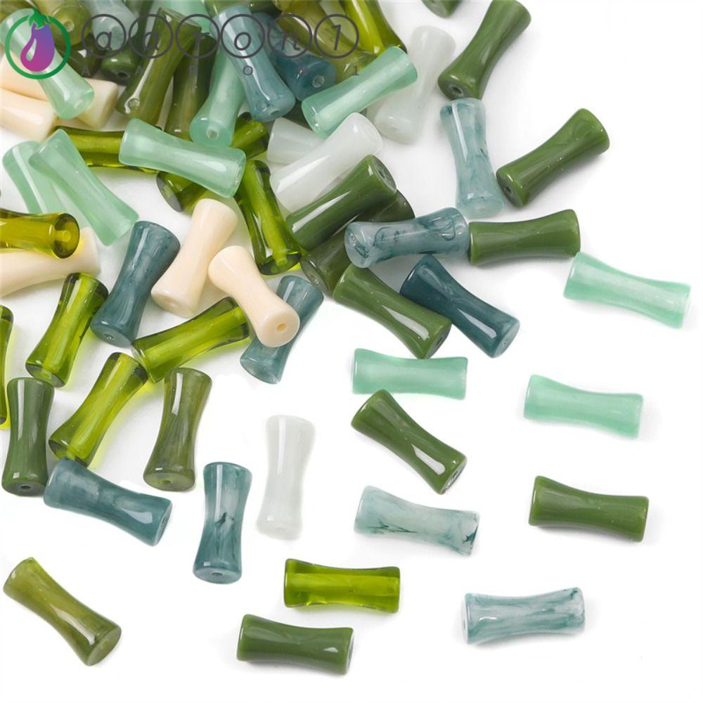 Set 5 Hạt Gỗ Tre Trong Suốt Hình Dạng 1 Làm Trang Sức