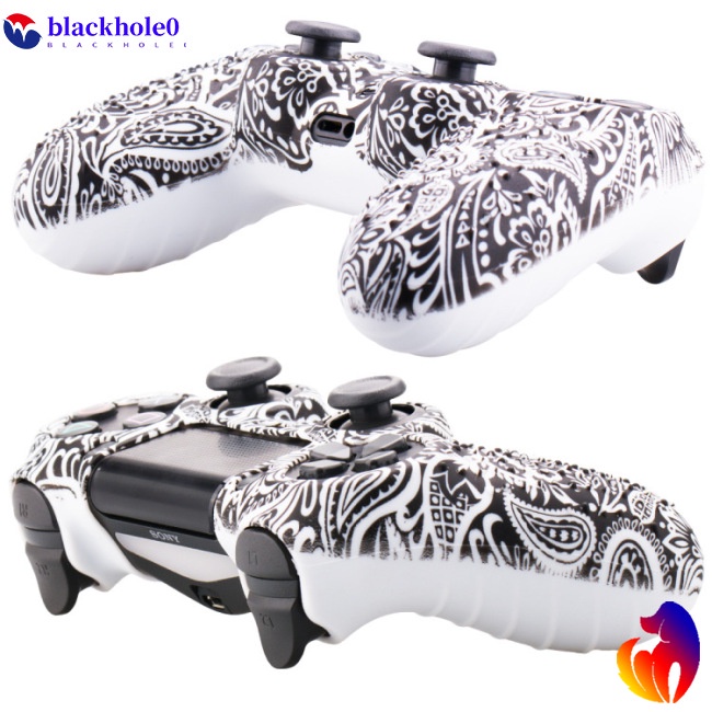 Vỏ Silicone Mềm Họa Tiết Rằn Ri Bảo Vệ Tay Cầm Chơi Game 4 PS4