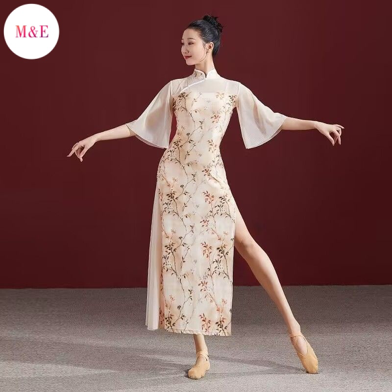 Sườn Xám Truyền Thống Phong Cách Trung Hoa Mới 2023