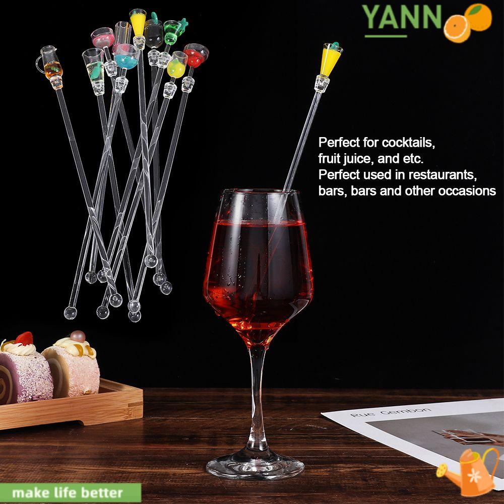 Bộ 10 Cây Khuấy Đồ Uống Bằng Acrylic Cho Quán Bar