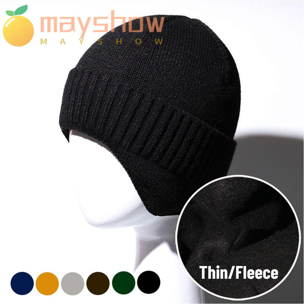 Mũ Lưỡi Trai Bằng Lông Cừu Giữ Ấm 56-61CM Dành Cho Nam Đạp Xe Ngoài Trời