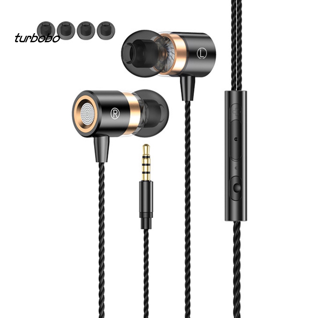 Tai Nghe Nhét Tai Jack 3.5mm Bass Trầm Có Micro Thiết Kế Thời Trang Và Phụ Kiện