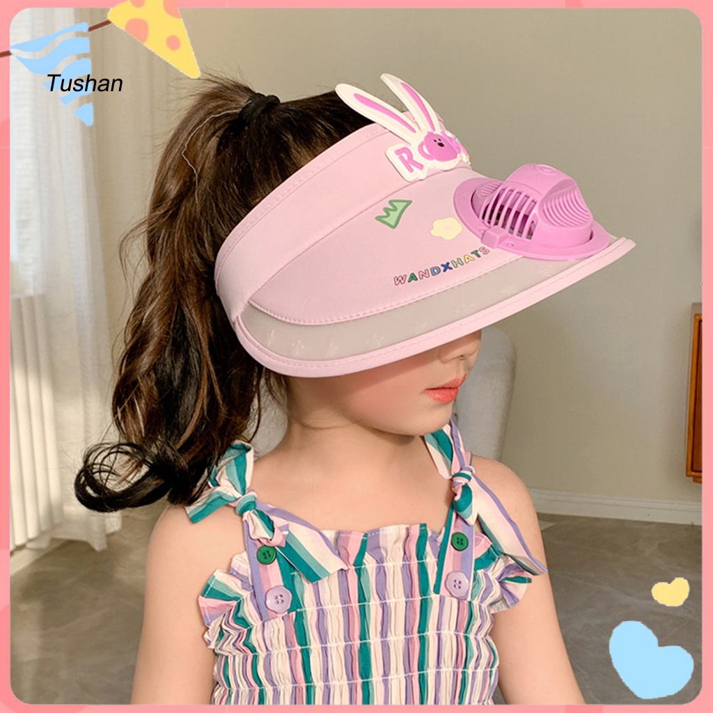 Mũ Vành Rộng Chống Nắng / Tia UV Họa Tiết Hoạt Hình Dễ Thương Cho Bé