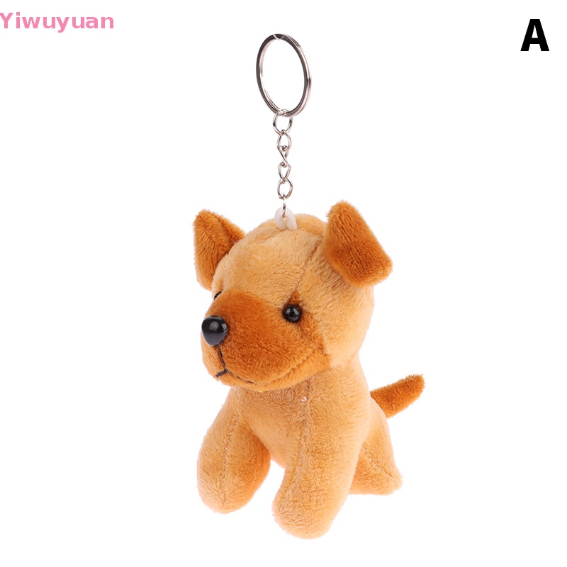 < Yiwuyuan > Móc Chìa Khóa Hình Chó Sói Nhồi Bông Mềm Mại Dễ Thương Trang Trí Ba Lô Túi Xách Xe Hơi Quà Tặng Trẻ Em Mới