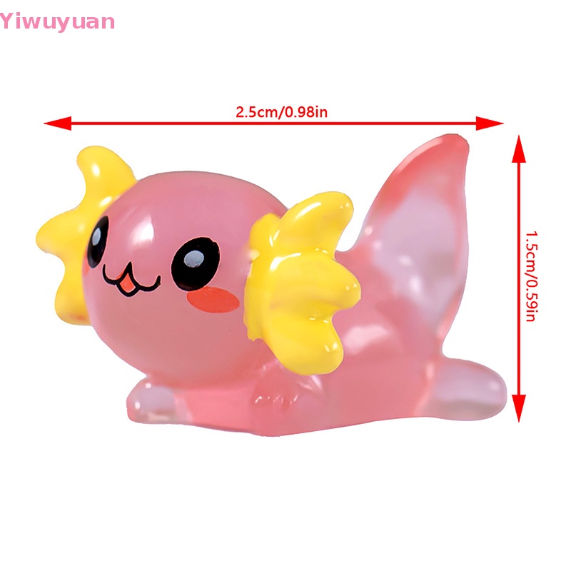 Bộ 2 Đồ trang trí Rồng Lục Giác Mini Màu Dạ Quang Trang Trí Tiểu Cảnh Mới