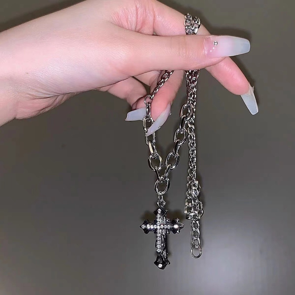 Vòng cổ Mặt Thánh Giá Phong Cách Hip Hop Cá Tính