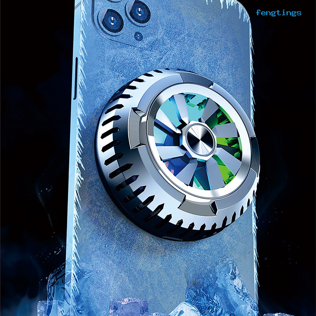 Quạt Tản Nhiệt Bán Dẫn X6 Có Đèn RGB Tiếng Ồn Mạnh Cho Điện Thoại Chơi Game