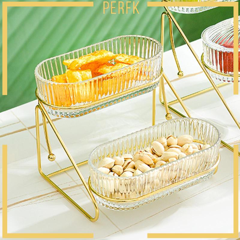 Khay Phục Vụ Trái Cây Khô 2 Tầng Đa Năng