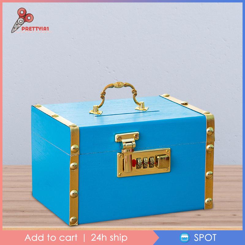 [Prettyia1] Hộp Đựng Tiền Tiết Kiệm Phong Cách Vintage Nhỏ Gọn Tuyệt Vời Dành Cho Bé Trai