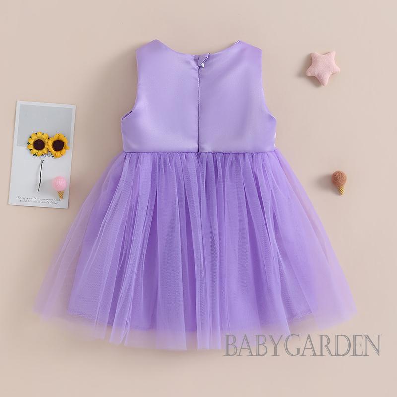 Đầm Xoè Tutu Phối Ren Hoa Cho Bé Gái 6 Tháng - 5 Tuổi