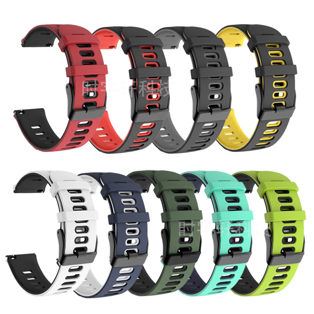 Dây Đeo Thể Thao Bằng Silicone 2 46mm 42mm 20 22mm Cho Đồng Hồ Honor Magic Watch Huawei GT 2 Correa GS3 GS Pro