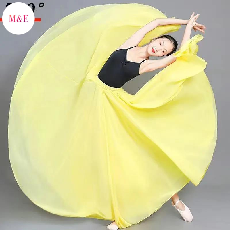 Chân Váy Xòe Lưng Cao 720 Độ Phong Cách Dân Tộc Cổ Điển