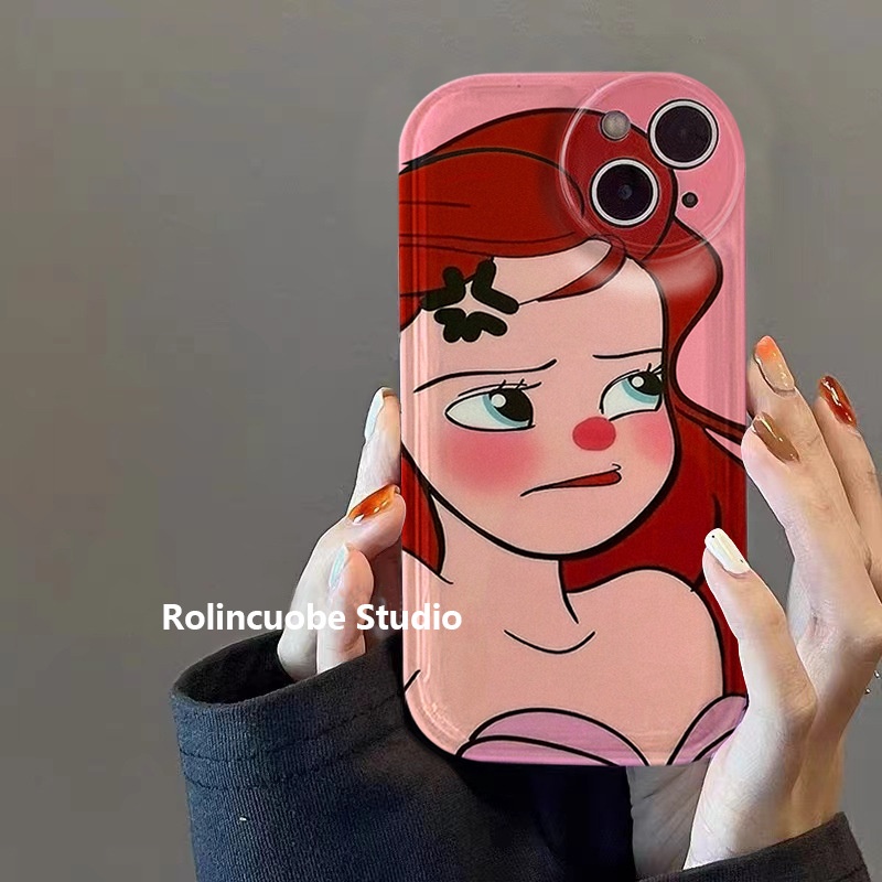 Ốp Điện Thoại In Hình Công Chúa Thở Cho iphone14promax / 13 / 12 / 11 / XR / XS / X / XSMAX / 7 / 8PLUS