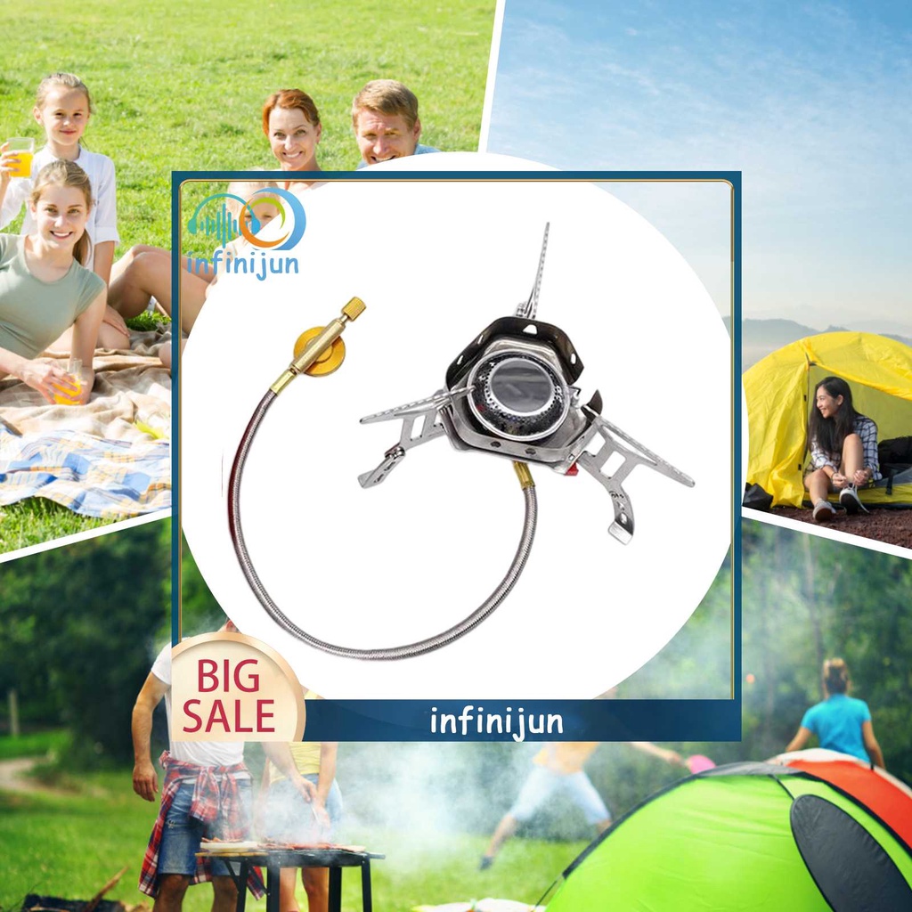 Bếp Ga Di Động Gọn Nhẹ 4000W 4000W Có Thể Gập Lại Tiện Dụng Mang Theo Du Lịch Cắm Trại