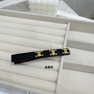 Kẹp Tóc Mái Bằng Da Cho Nữ