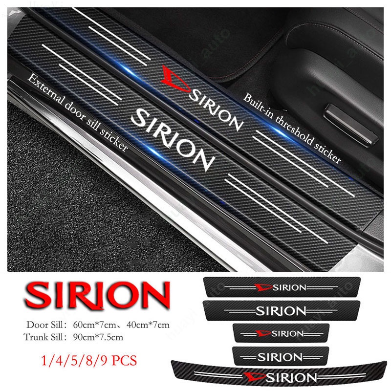 Sticker Sợi Carbon Dán Cửa Xe Hơi Chống Trầy Xước Cho Sirion G1 M300 2007-2011 G2 M600 2011-2018 G3 M800 2018-UP