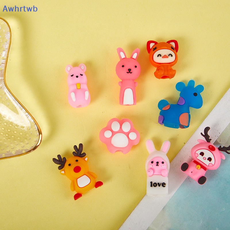 Awhrtwb Nắp Silicon Bảo Vệ Kéo Cắt Móng Tay Hoạt Hình Động Vật Mới