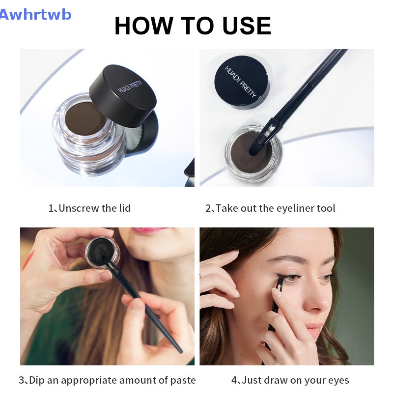 Bút Kẻ Mắt Dạng Gel Silicone Không Nhòe Có Thể Tái Sử Dụng