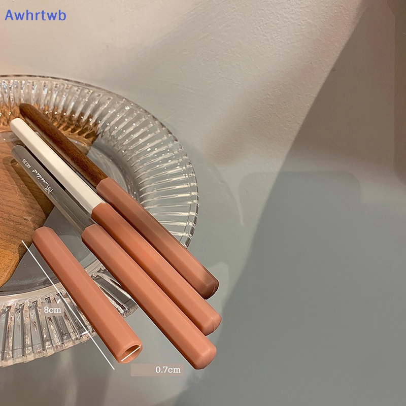 Set 3 Nắp Đậy Cọ Vẽ Trang Trí Móng Tay Nghệ Thuật Mới