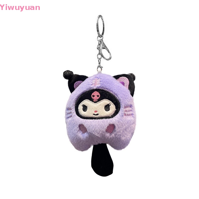 < Yiwuyuan > Sanrio Kuromi Móc Khóa Hình Động Vật Nhồi Bông Nhỏ Kuromi My Melody Cinnamoroll Purin Dễ Thương Mới