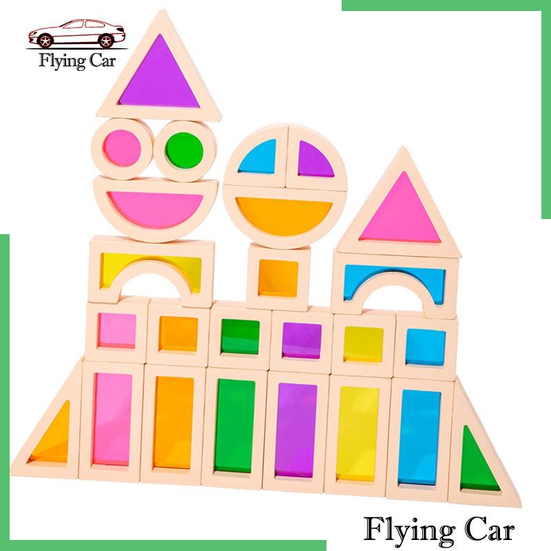 Bộ 25 Khối Đồ Chơi Xếp Chồng Montessori Dành Cho Bé