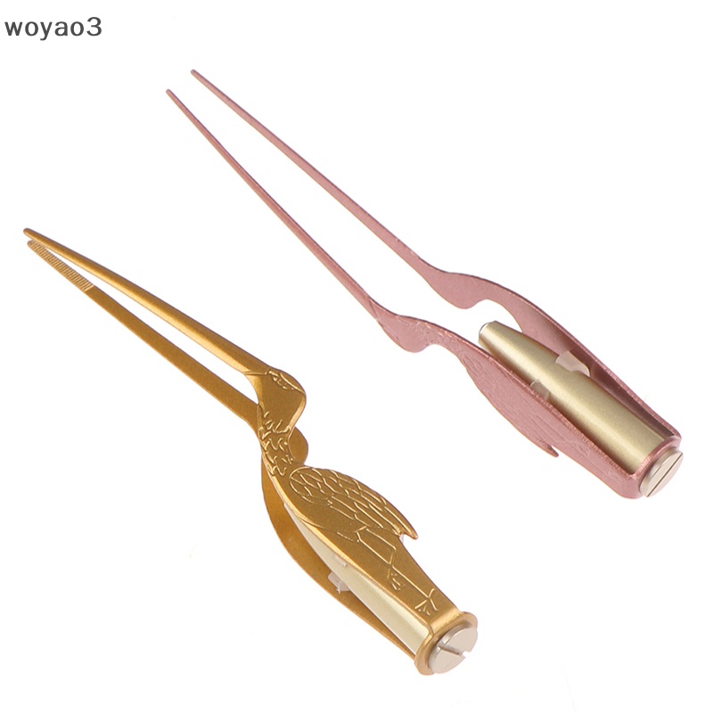 Nhíp Nhổ Lông Mũi / Tai / Đèn Pin LED Bằng Thép Không Gỉ woyao3