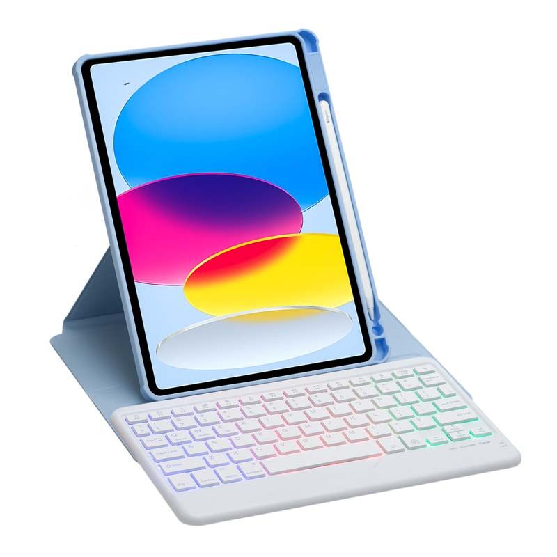 Bao Da Máy Tính Bảng Có Bàn Phím Xoay Thông Minh Cho iPad 10th Gen 2022 Pro 11 inch Air 5 / Air 4 / Air 3 9th 8th 7th 6th 5th Pro 10.5 Mini 6