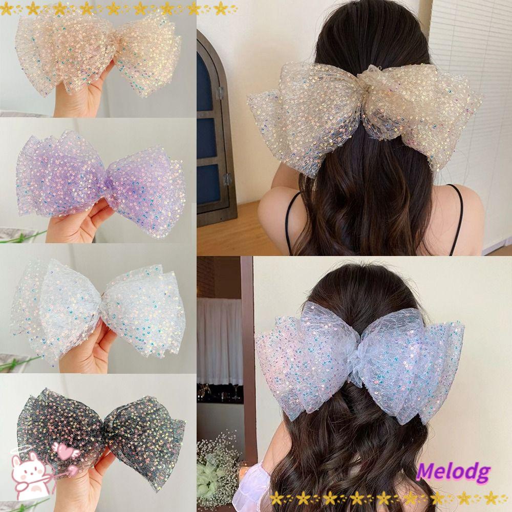 Kẹp Tóc Nơ Cỡ Lớn Thiết Kế Xinh Xắn Thời Trang Cho Nữ