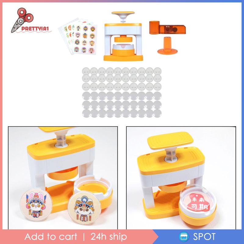 Máy Làm Nút Ghim / Gương / Móc Khóa Sinh Nhật DIY Prettyia1