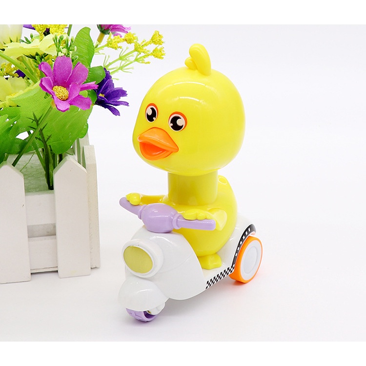 Đồ Chơi Xe Máy Trượt Vịt Vàng Nhỏ Mới Cho Trẻ Em
