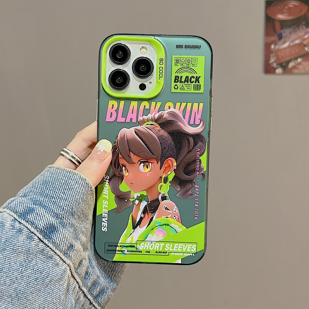 Ốp Điện Thoại TPU Mềm Họa Tiết Hoạt Hình Hai Mặt Cho iPhone 11 13 12 14 Pro Max