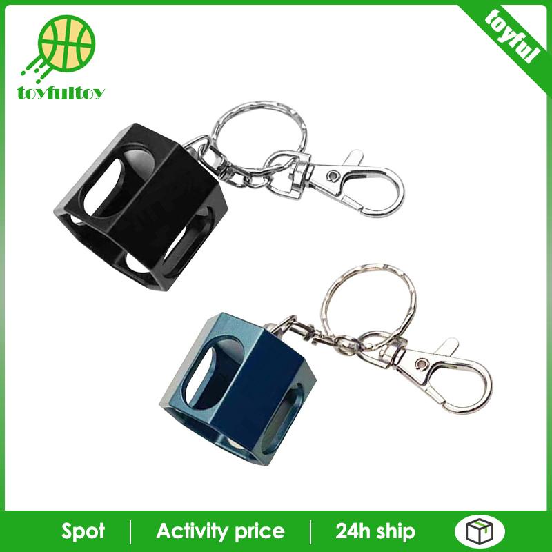 Hộp Đựng Phấn Dạng Cây Cơ Bida Bằng Kim Loại Gọn Nhẹ Kèm Móc Khóa Ốp