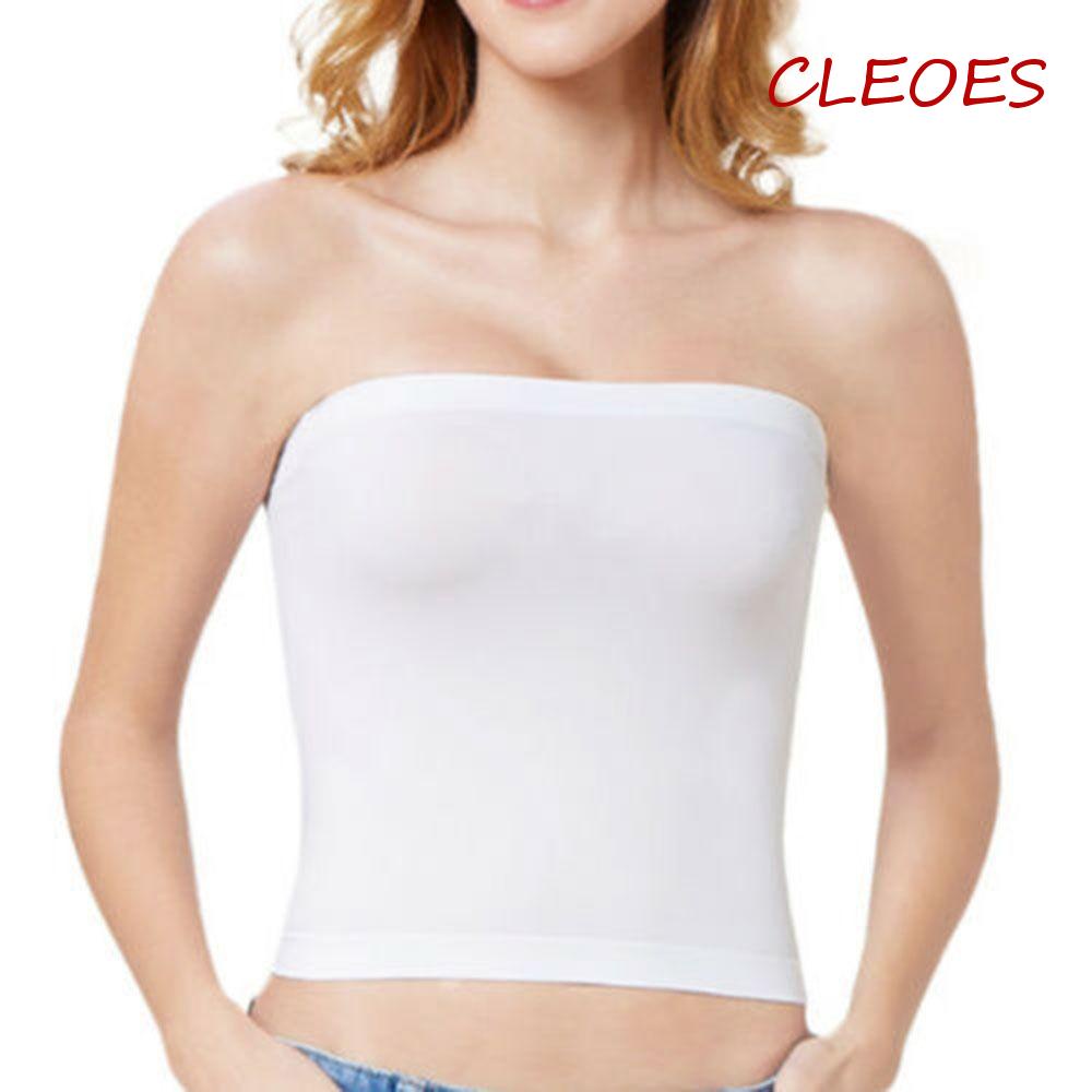 Áo Ngực Không Dây Co Dãn Màu Trơn