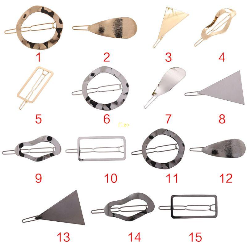 Flgo Kẹp Tóc 15 Kiểu Tối Giản Hình Học Gợn Sóng Hình Tam Giác