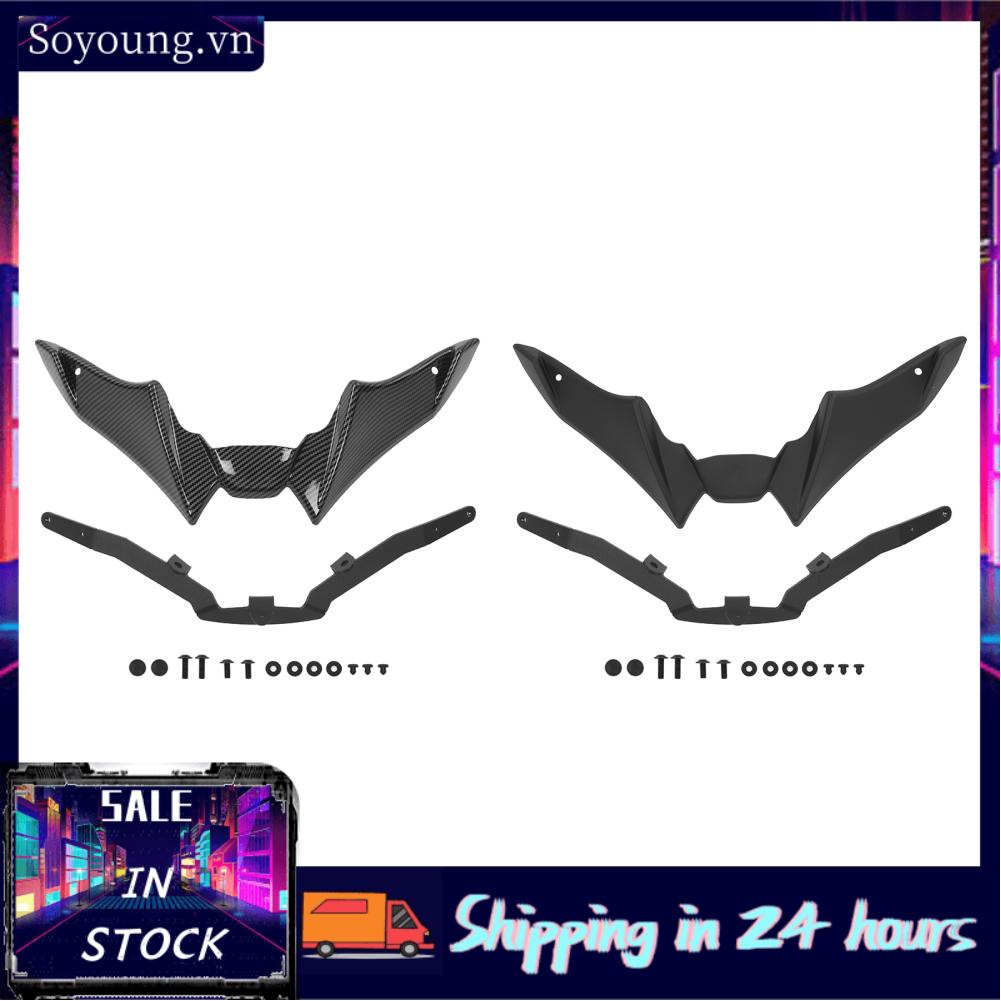 Soyoung Front Fender Beak  Detailed Workmanship Aerodynamic Fairing Cowl Stylish Appearance Shockproof for MT‑09 SP
