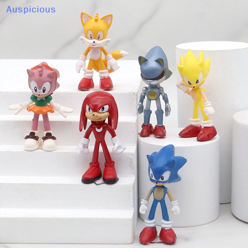 Mô Hình Nhân Vật Nhím Hoạt Hình Miles Prower Dễ Thương Dùng Trang Trí