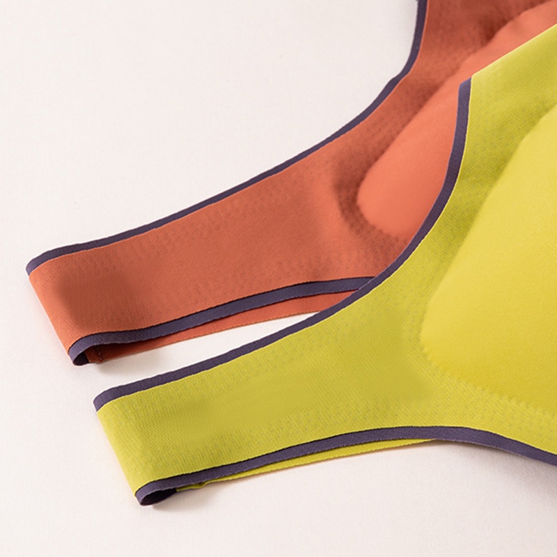 Áo Ngực Thể Thao Không Gọng Bằng Silicone Không Đường May Thoáng Khí Cho Nữ