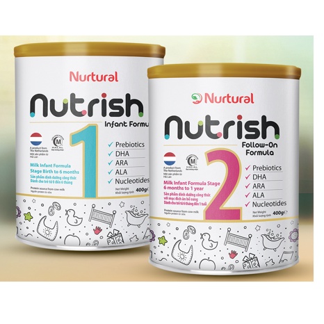(SALE LỖ) Sữa Nutrish số 2 400g T4.2024