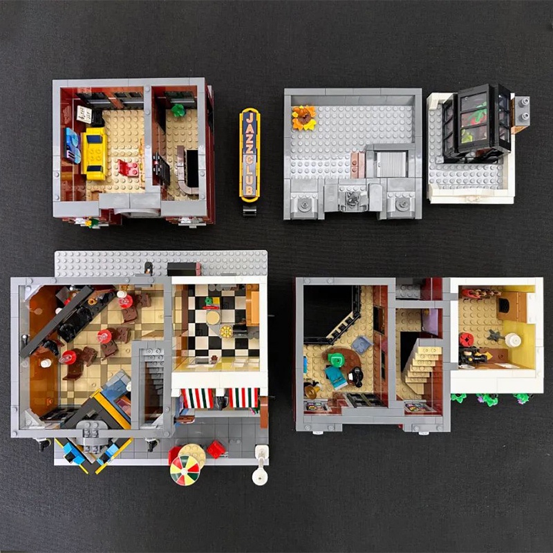 Đồ chơi Lắp ráp Mô hình Street view Jazz Club Câu lạc bộ nhạc Jazz 0312