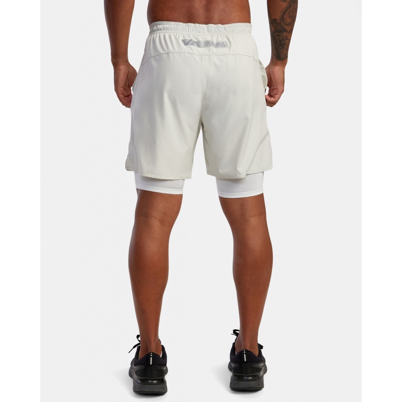 Quần Short Thể Thao Giả Hai Lớp Thoáng Khí Khô Nhanh Thời Trang Mùa Hè Cho Nam Và Nữ