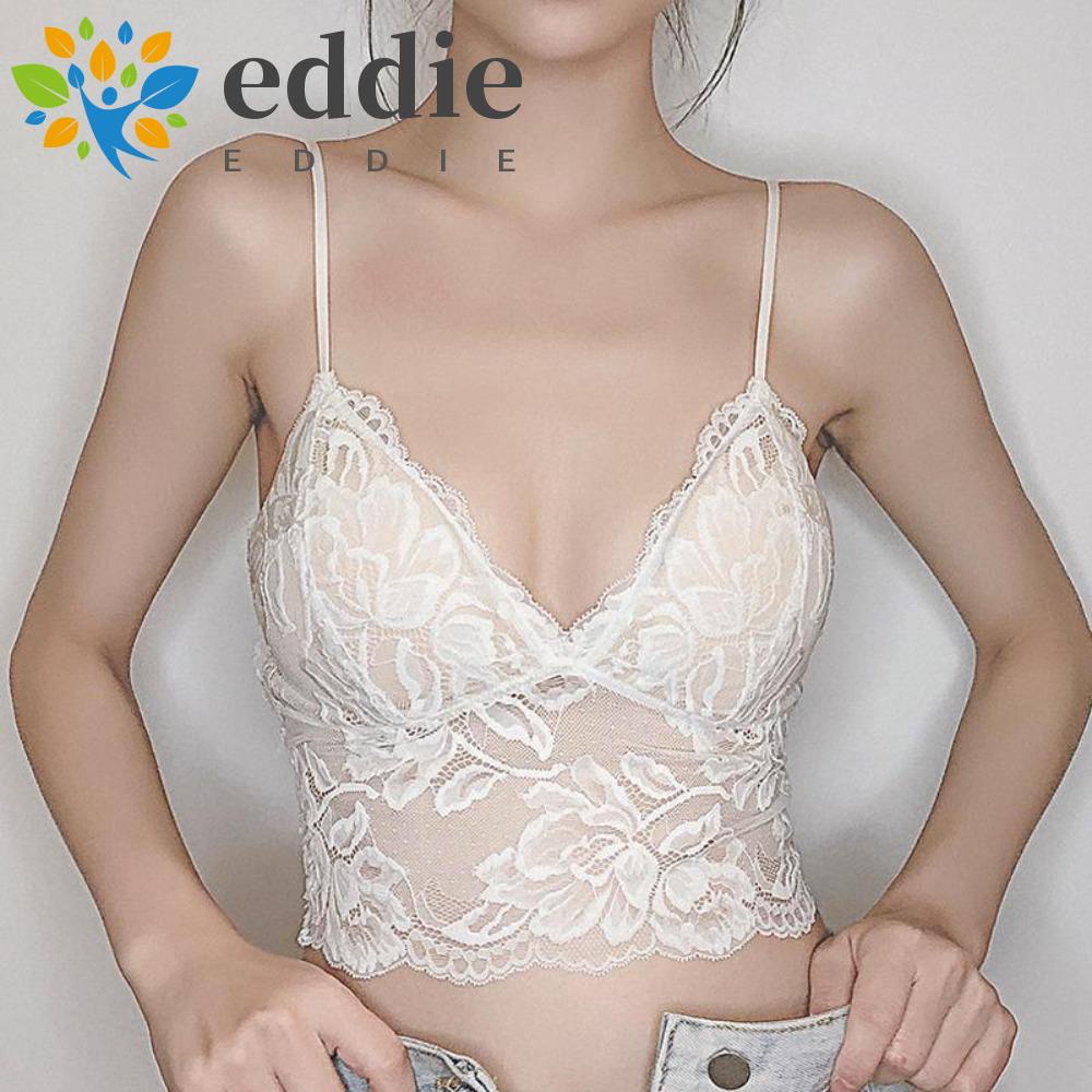 Áo Ngực Lưới Không Gọng Cổ Chữ V Sâu Lưng Kiểu Pháp 26Eddie Lãng Mạn Thoải Mái Cho Bạn Gái