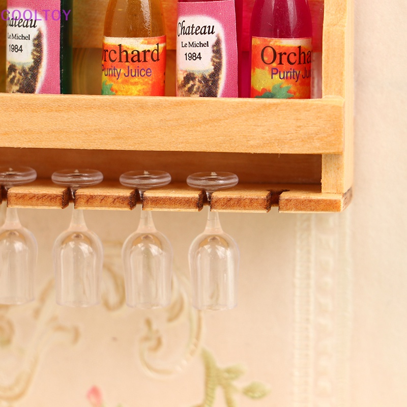 1 Bộ Ly Uống Rượu Đồ Chơi Búp Bê Cỡ 1 / 12