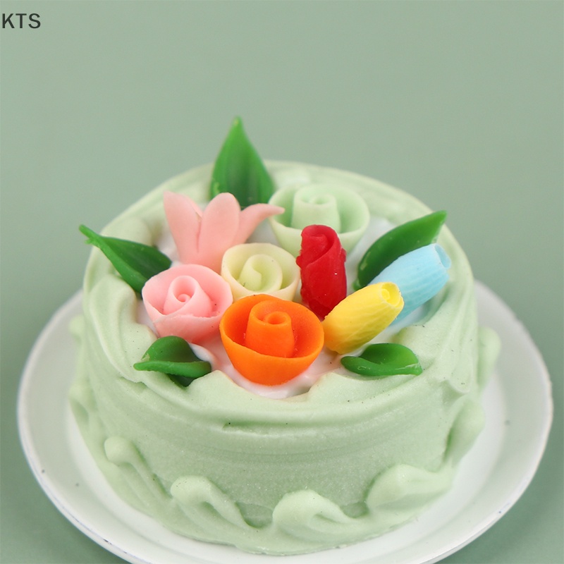 Mô Hình Bánh Kem Tráng Miệng Xinh Xắn Dùng Để Trang Trí Nhà Búp Bê