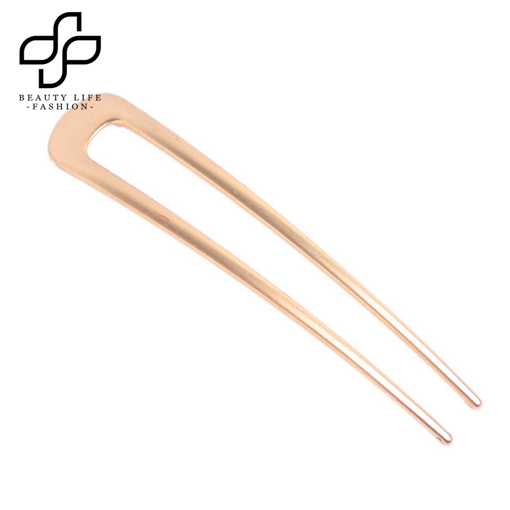 Trâm Cài Tóc Hình Chữ U Bằng Hợp Kim Dùng Hàng Ngày Cho Bạn Gái