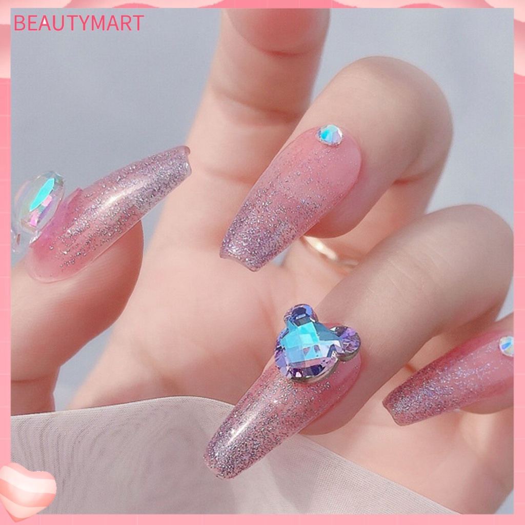 Set 5 Phụ Kiện Đính Trang Trí Móng Tay Nhiều Mặt Đính Đá Thời Trang Cho Nữ