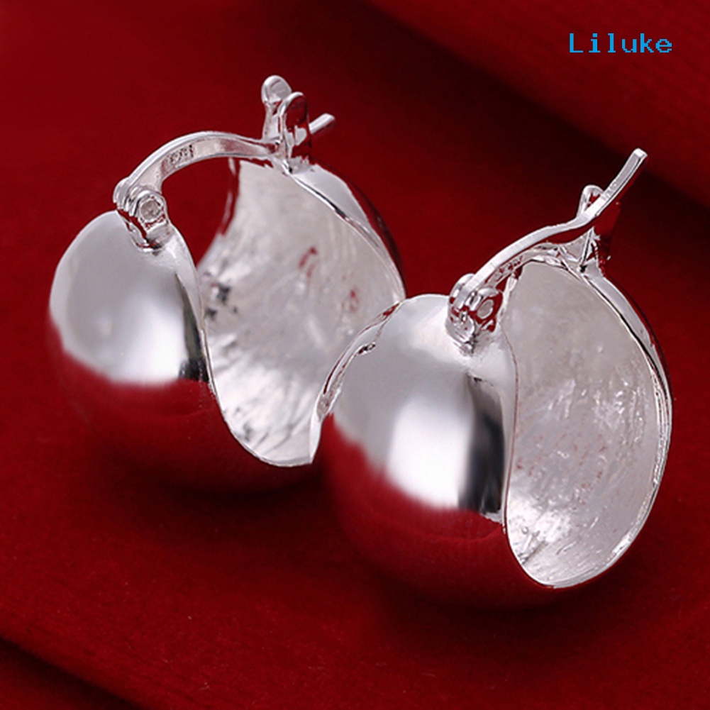 Đôi Khuyên Tai Mạ BạC LấP LáNh ThờI Trang Cho Nữ