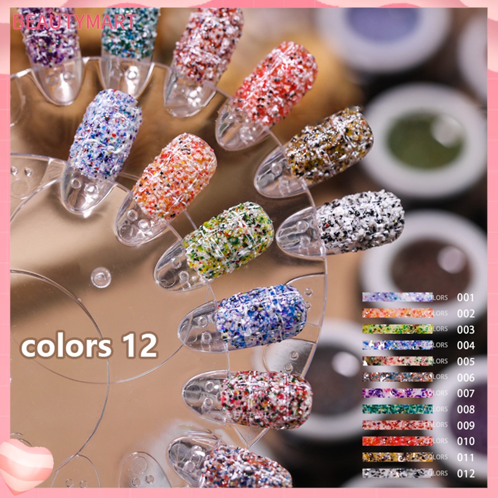 Sơn Móng Tay 10g Hiệu Ứng Hạt Dệt Kim Dùng Trang Trí DIY