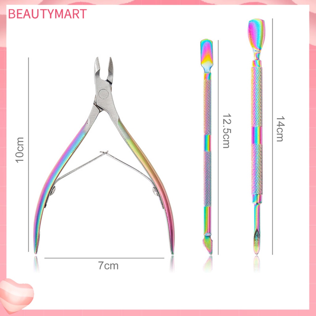 Bộ 3 Dụng Cụ Chăm Sóc Móng Tay Bằng Thép Không Gỉ Tiện Dụng