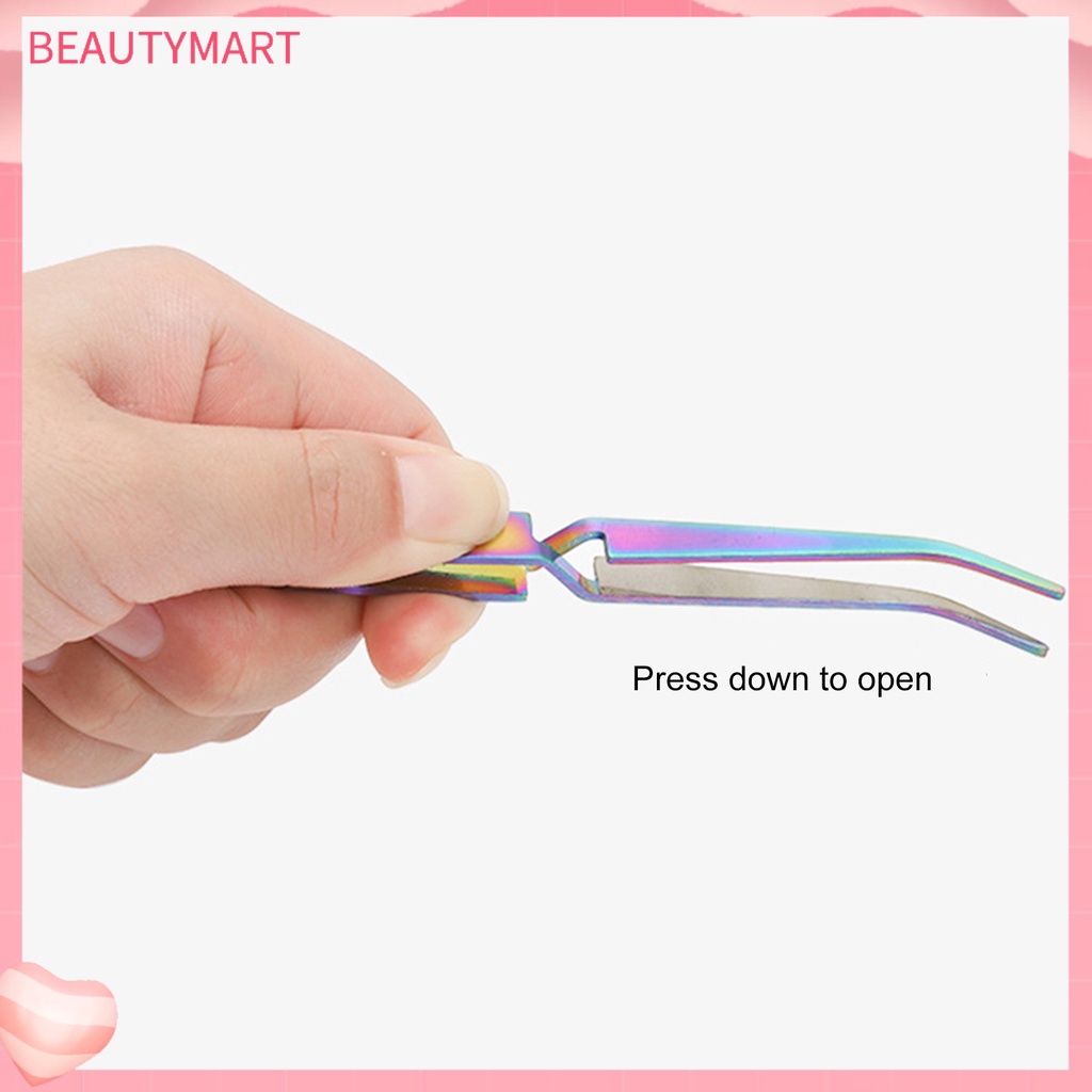 Nhíp Cong Bằng Thép Không Gỉ Không Biến Dạng Hỗ Trợ Làm Móng